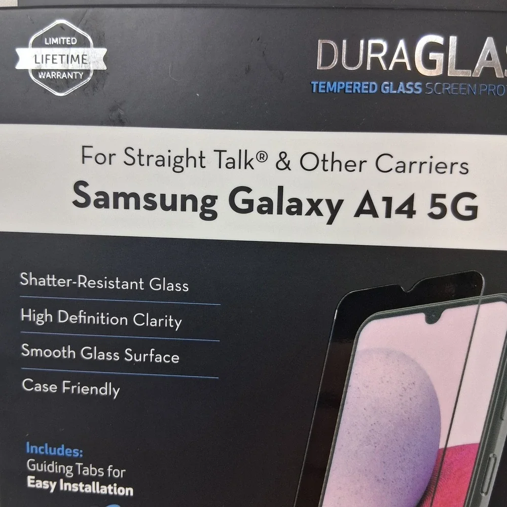 WriterRight DuraGlass Tempered Glass Screen Protector Samsung Galaxy A14 5G